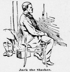A sketch of the Slasher appeared in the news on March 23rd. (Photo Source: Library of Congress)