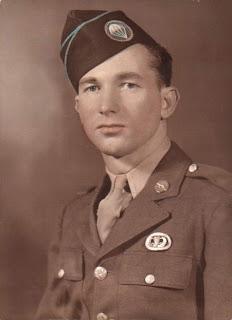 Forrest "Lefty" Brewer, pictured here in military uniform, was a minor league baseball player and paratrooper involved in D-Day during World War II.
