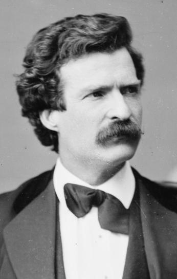 Mark Twain, 1871 portrait by Matthew Brady