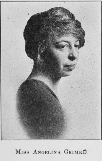 Miss Angelina Weld Grimké (1923) (Public Domain via Wikimedia Commons. Used via Creative Commons Attribution-Share Alike 4.0 International license.) 
