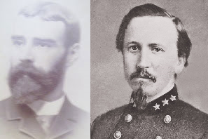 President Henry Onderdonk, on the left, and Confederate General Bradley T. Johnson, on the right. (Image Sources: St. James School Archives and Library of Congress, respectively.)