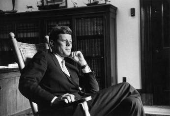 John F. Kennedy in his Senate office in 1959. (Photo source: John F. Kennedy Presidential Library and Museum) John F. Kennedy in his Senate office in 1959. (Photo source: John F. Kennedy Presidential Library and Museum)
