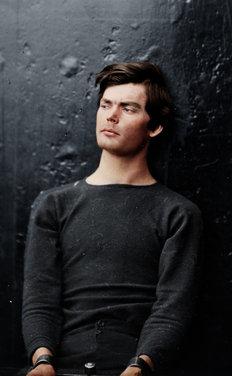 Colorized photo of Lewis Powell. Colorized photo of Lewis Powell.