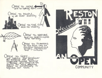 Welcome to Reston: An Open Community Brochure (Courtesy of Reston Historic Trust & Museum)