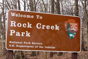 Rock Creek Park sign