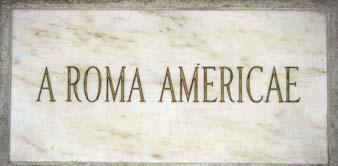 A Roma Americae stone. (Source: National Park Service)