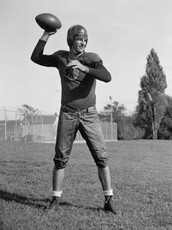 Redskins quarterback Sammy Baugh (Source: Library of Congress)