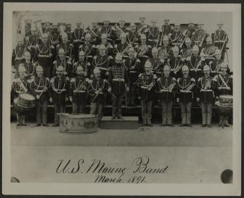 Sousa and the Marine Band in 1891, the year before Sousa left (Photo Source: Library of Congress) Sousa and the Marine Band in 1891, the year before Sousa left (Photo Source: Library of Congress)