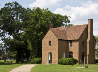 The modern-day reconstruction of the Maryland State House in St. Mary's City, where the Provincial Court met and where Rebecca would have been tried. (Image source: Wikimedia Commons) The modern-day reconstruction of the Maryland State House in St. Mary's City, where the Provincial Court met and where Rebecca would have been tried. (Image source: Wikimedia Commons)
