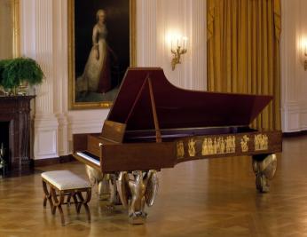 Second White House Steinway (Photo Source: White House Historical Association)