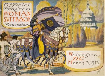 Official program of the Woman suffrage procession, Washington, D.C. (Credit: Library of Congress)