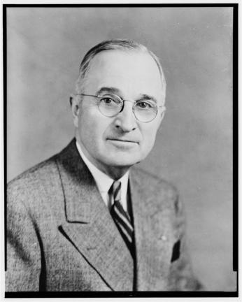 Harry Truman. (Photo source: Library of Congress)