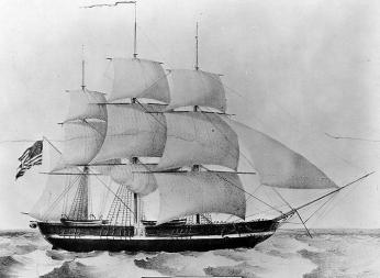 The USS Princeton engraving