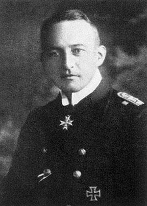 U-boat captain Walther Schwiegert ordered the attack on the Lusitania. (Source: National Archives)