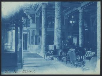 Willard Hotel lobby in 1901 (Photo source: Library of Congress)