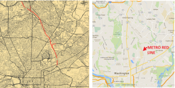 Part of Metro's Red Line now runs along the planned freeway route.