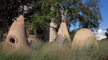 Teepees at the NMAI Teepees at the NMAI