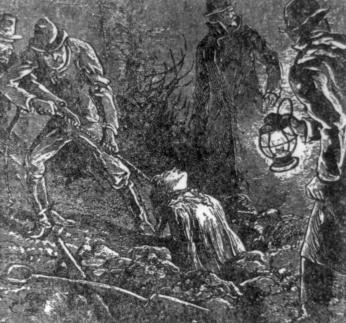 Professional grave robbers Professional grave robbers procuring a body