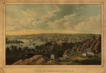 View of Georgetown ca. 1855