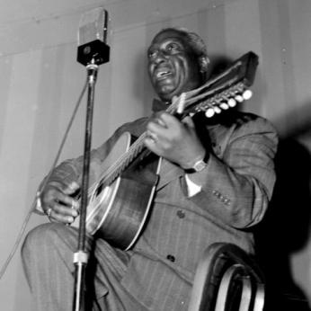 Portrait of Lead Belly, National Press Club, Washington, D.C., between 1938 and 1948