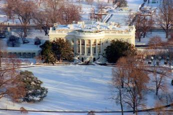 Washington remained buried in snow two days after the Super Bowl snowstorm. Credit: National Archives Washington remained buried in snow two days after the Super Bowl snowstorm. Credit: National Archives