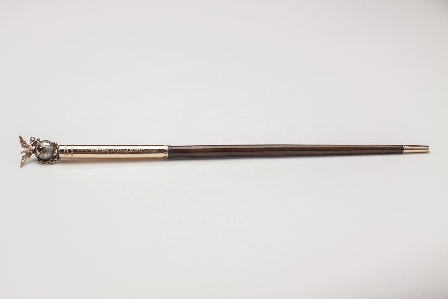 The John Philip Sousa Baton (Photo Source: Gunnery Sgt. Brian Rust, Marine Band Public Domain)