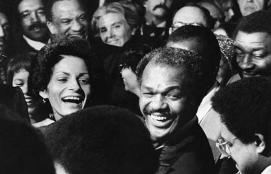 Marion and Effi Barry on January 2, 1979, after Mr. Barry was sworn in as mayor. (Photo credit: Star Collection, DC Public Library; © Washington Post)