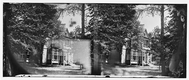 View of Blair House surrounded by trees