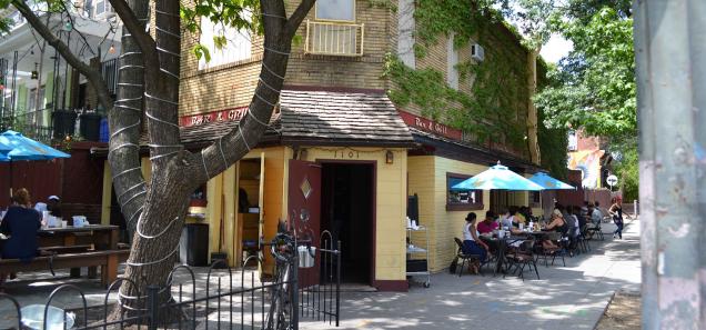 Today Nob Hill is the home of the Wonderland Ballroom bar. (Credit: Jacob Kaplan)