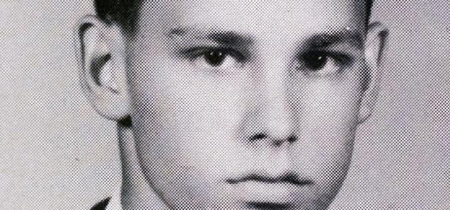 Jim Morrison's 10th grade high school yearbook photo. (Photo source: George Washington High School yearbook) Jim Morrison's 10th grade high school yearbook photo. (Photo source: George Washington High School yearbook)