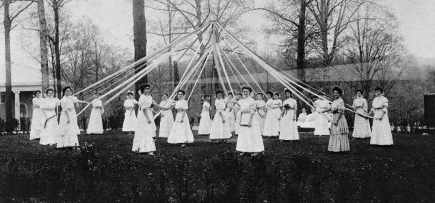 May Day festivities at National Park Seminary c.1907 (Source: LOC) May Day festivities at National Park Seminary c.1907 (Source: LOC)