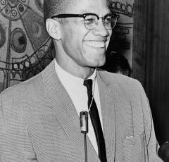 Malcolm X traveled widely in the early 1960s, but Washington was the site of two seemingly unlikely connections for him. (Photo source: Library of Congress.)