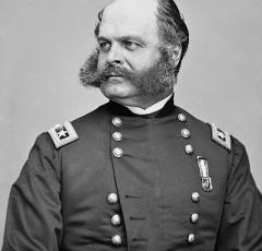 General Ambrose E. Burnside, the father of the sideburn. (Source: Wikipedia)