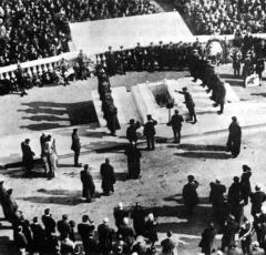 Burial of the first official unknown soldier from World War I, on Nov. 11, 1921. Credit: U.S. Army