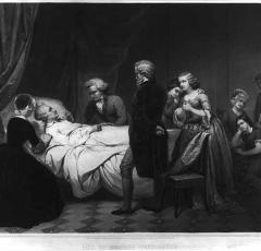 "Life of George Washington The Christian death" painted by Junius Brutus Stearns (Source: Library of Congress)