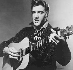 The first national television appearance of Elvis Presley, January 28, 1956. (Source: By CBS Television [Public domain], via Wikimedia Commons)