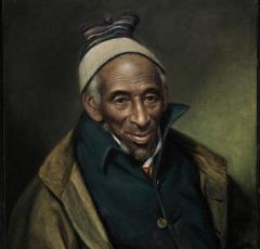 Portrait of Yarrow Mamout by Chales Wilson Peale, 1819.