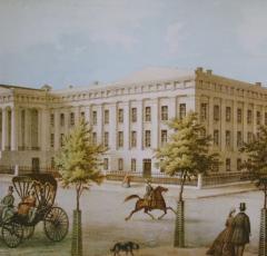 Patent Office in 1855 after it was rebuilt. (Source:  Cliff - Flickr: The Patent Office, CC BY 2.0, https://commons.wikimedia.org/w/index.php?curid=17697085)