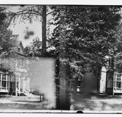 View of Blair House surrounded by trees